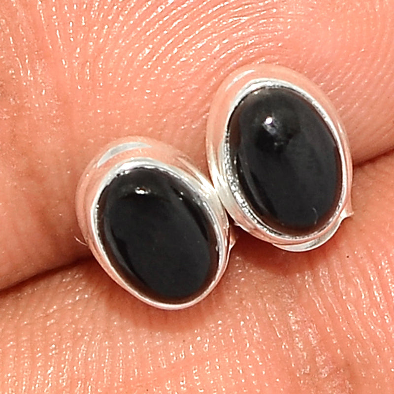 Black Onyx Studs - BOXS699
