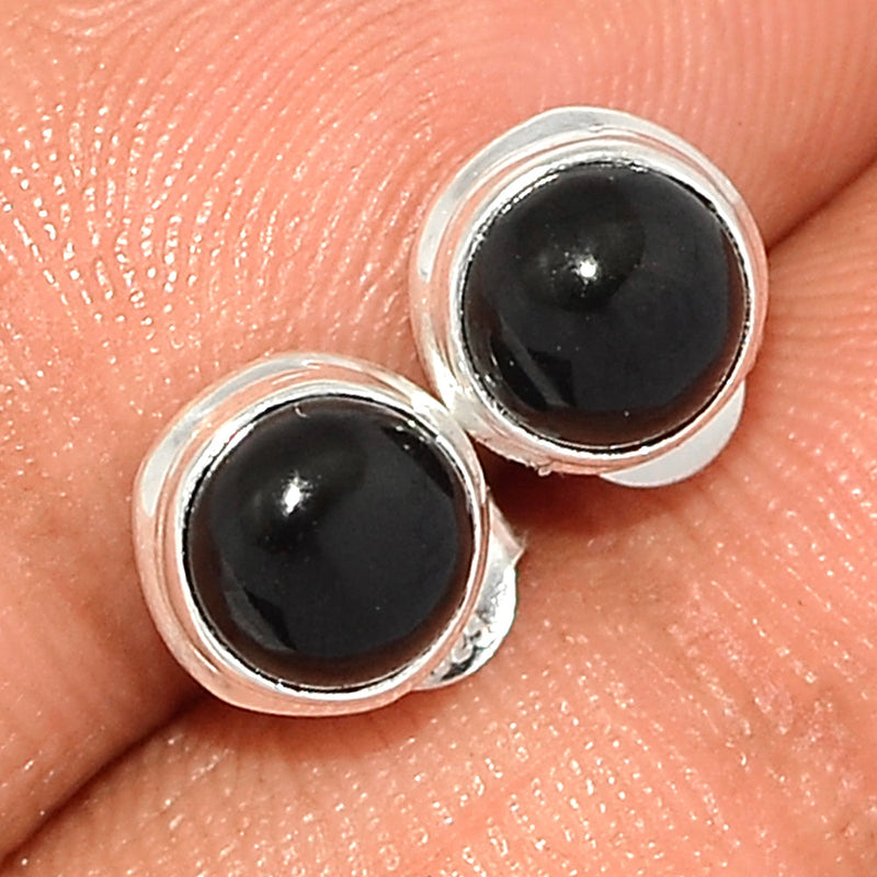 Black Onyx Studs - BOXS708