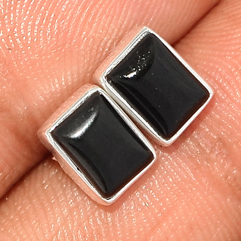 Black Onyx Studs - BOXS716