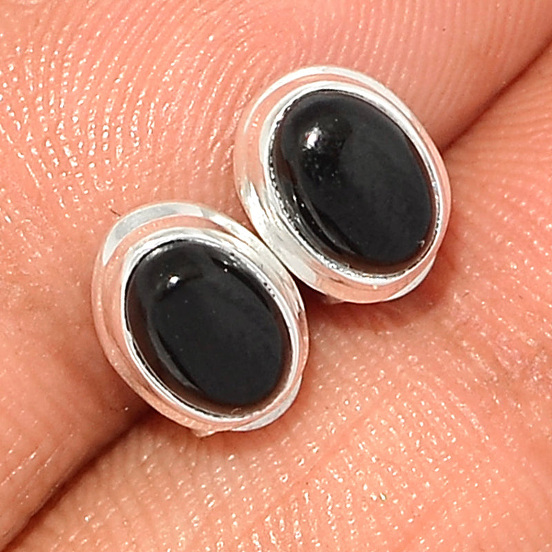 Black Onyx Studs - BOXS722