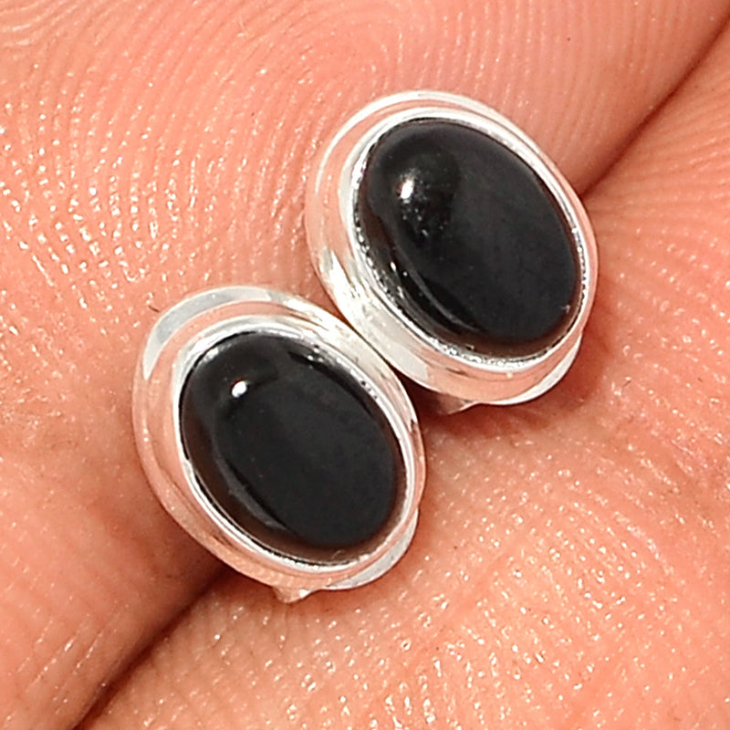 Black Onyx Studs - BOXS724