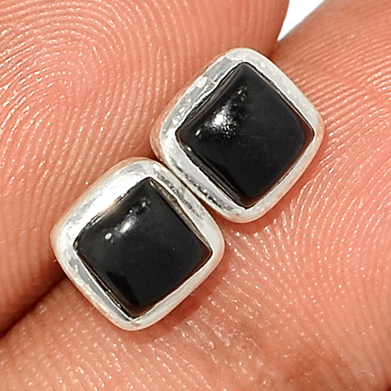 Black Onyx Studs - BOXS737