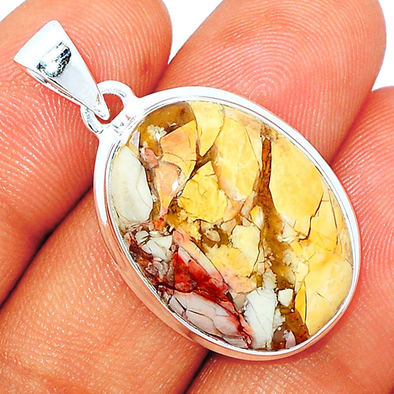 1.3" Brecciated Mookaite Pendants - BRMP826