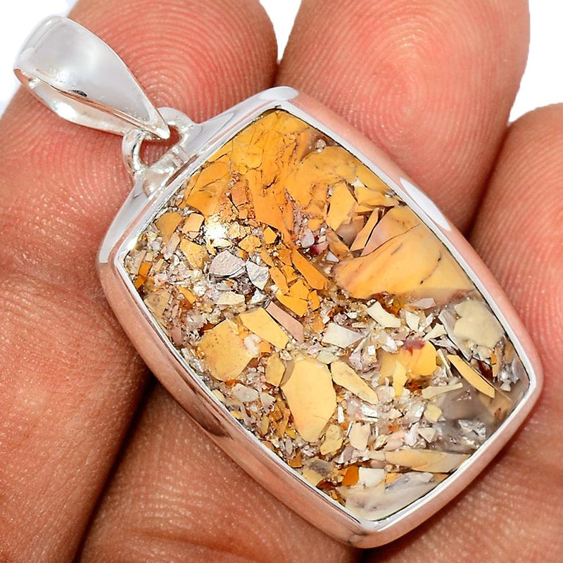 1.6" Brecciated Mookaite Pendants - BRMP837