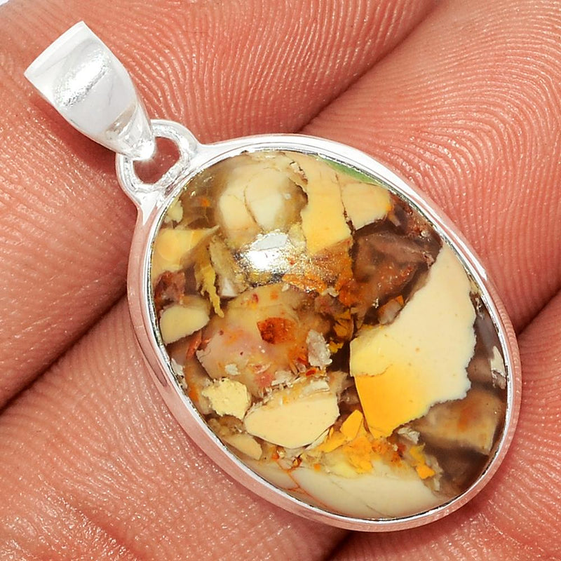 1.3" Brecciated Mookaite Pendants - BRMP897