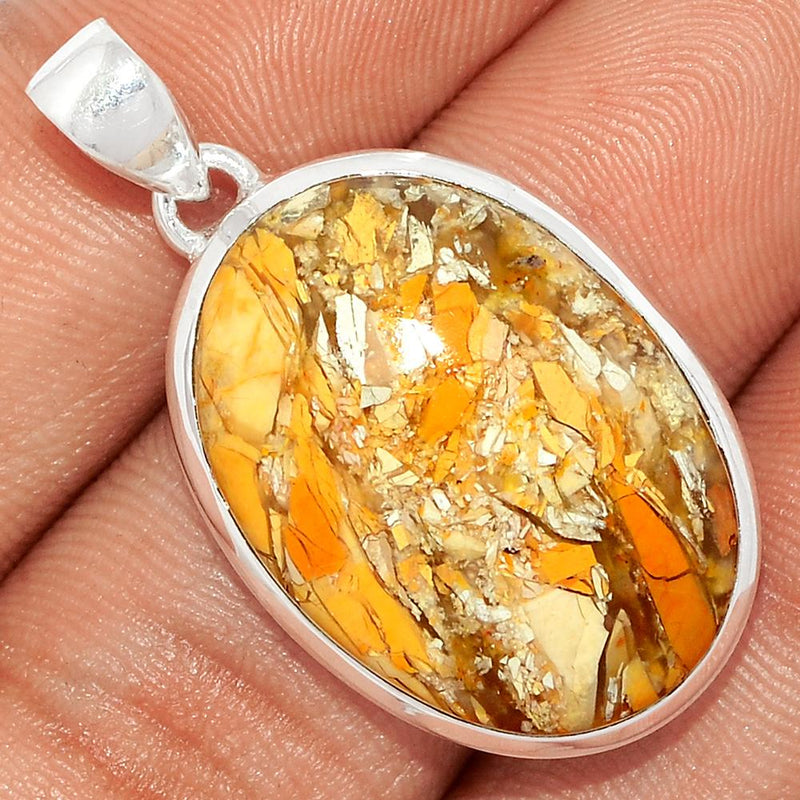 1.5" Brecciated Mookaite Pendants - BRMP912