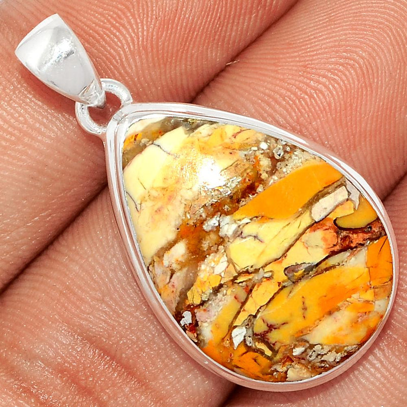 1.5" Brecciated Mookaite Pendants - BRMP915
