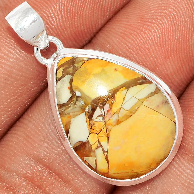 1.3" Brecciated Mookaite Pendants - BRMP920