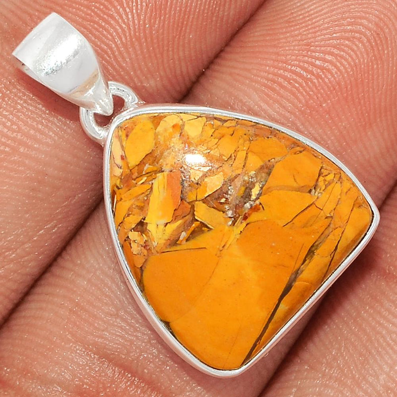 1.1" Brecciated Mookaite Pendants - BRMP921