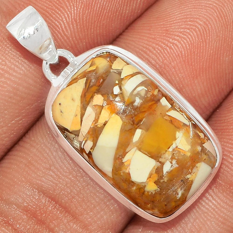 1.3" Brecciated Mookaite Pendants - BRMP922