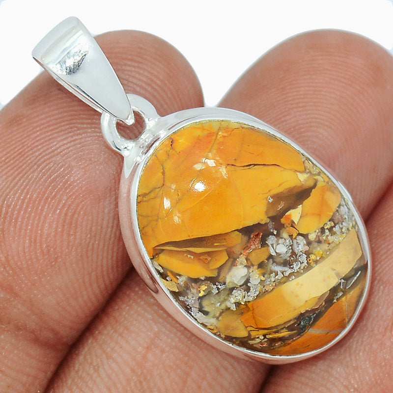 1.5" Brecciated Mookaite Pendants - BRMP958