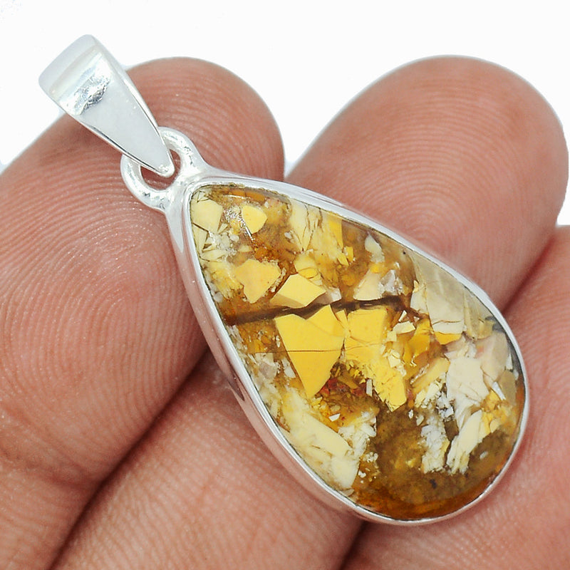 1.5" Brecciated Mookaite Pendants - BRMP959