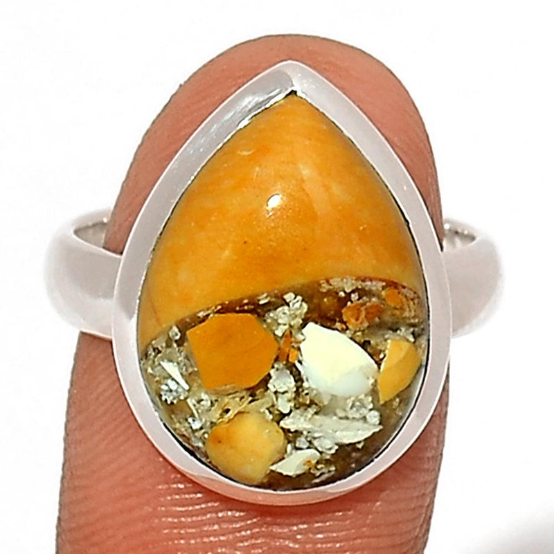 Brecciated Mookaite Ring - BRMR495