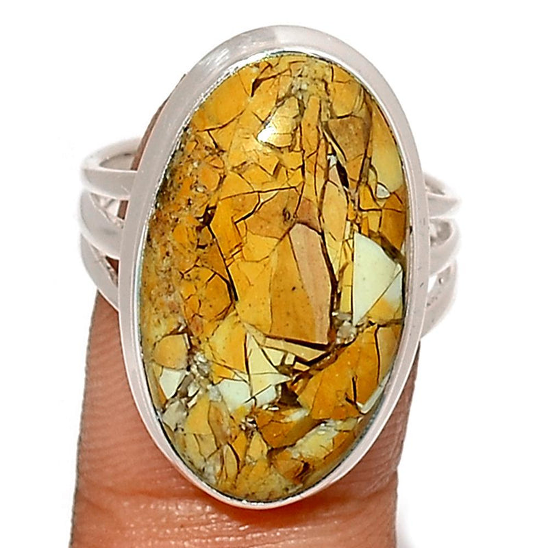 Brecciated Mookaite Ring - BRMR524
