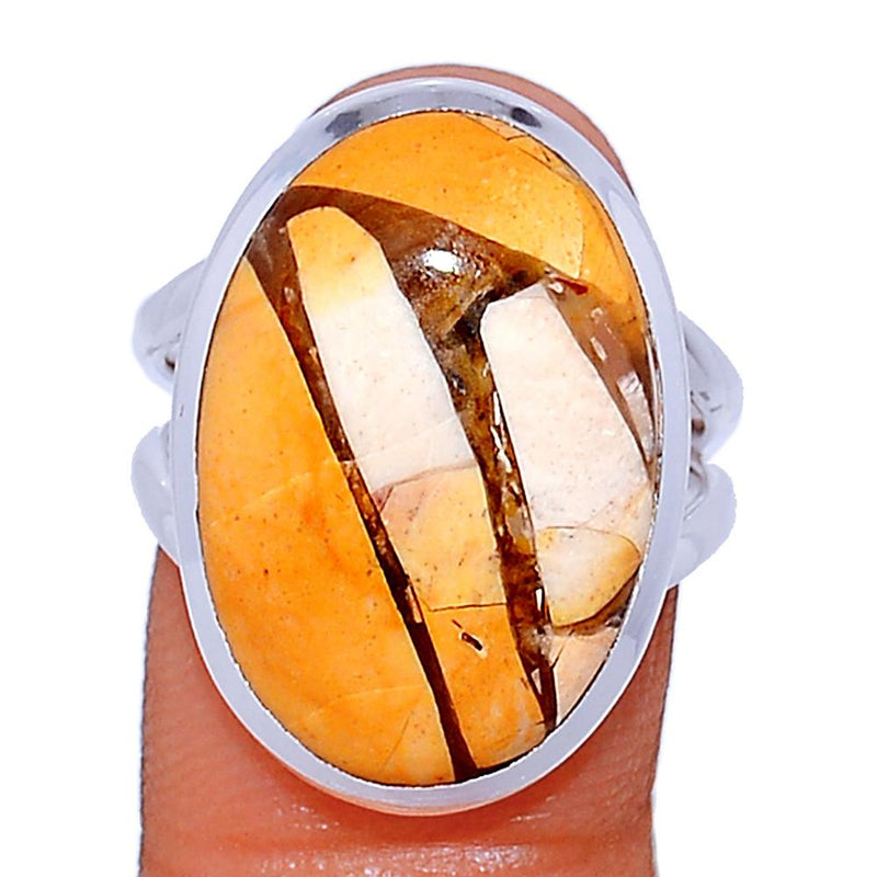 Brecciated Mookaite Ring - BRMR577