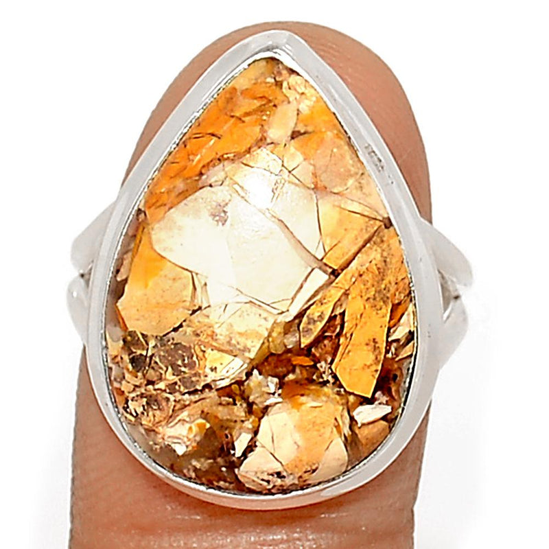 Brecciated Mookaite Ring - BRMR589