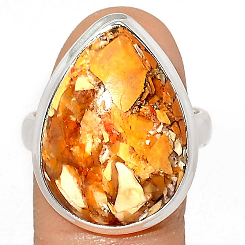 Brecciated Mookaite Ring - BRMR593