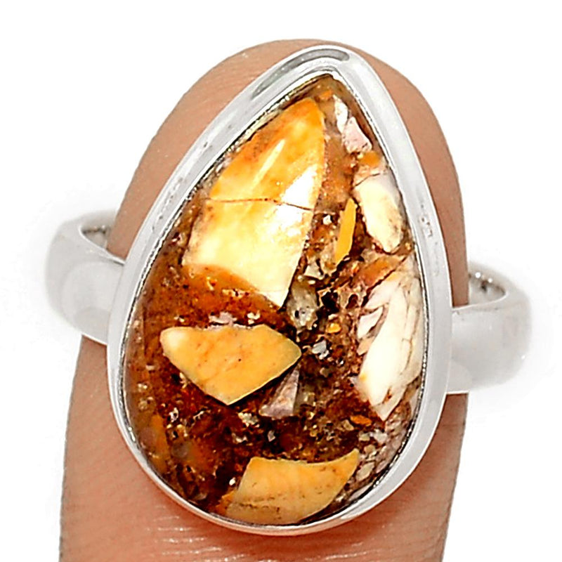 Brecciated Mookaite Ring - BRMR601