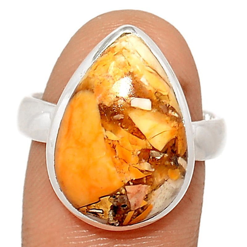 Brecciated Mookaite Ring - BRMR610