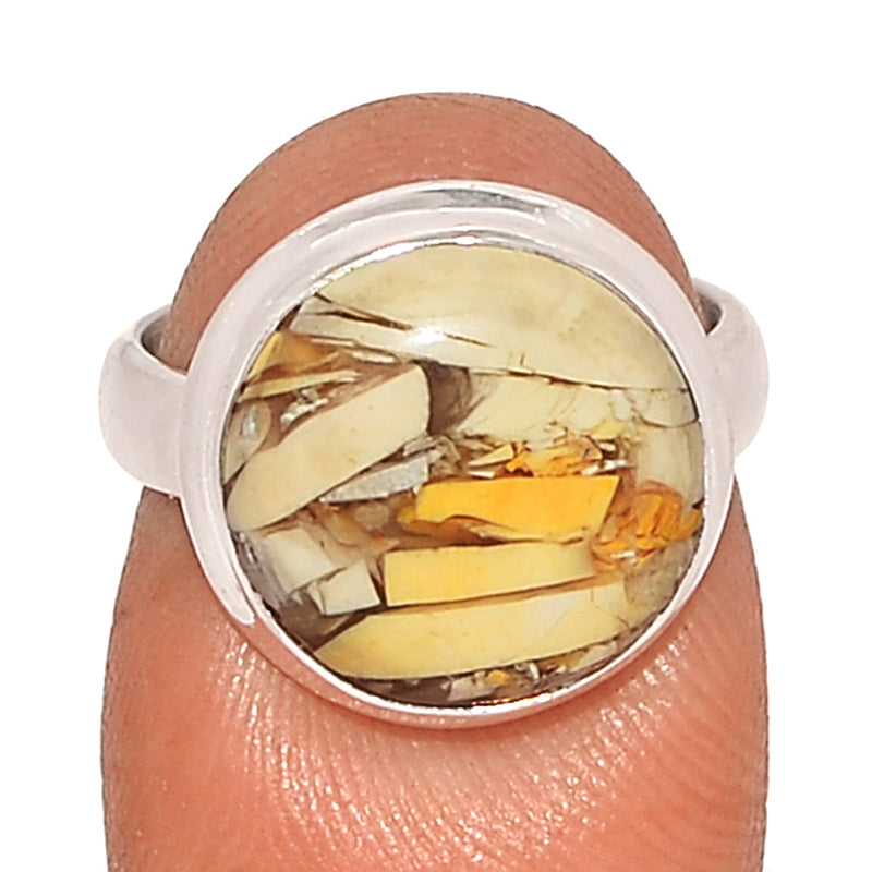 Brecciated Mookaite Ring - BRMR681