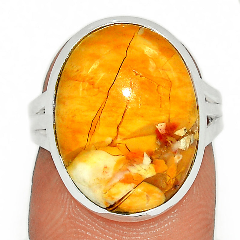 Brecciated Mookaite Ring - BRMR704