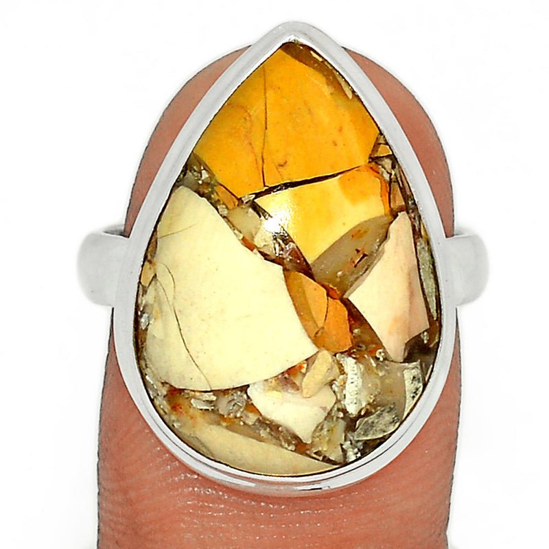 Brecciated Mookaite Ring - BRMR708