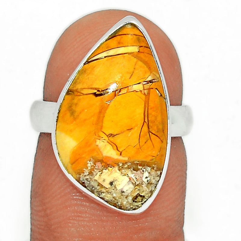 Brecciated Mookaite Ring - BRMR711