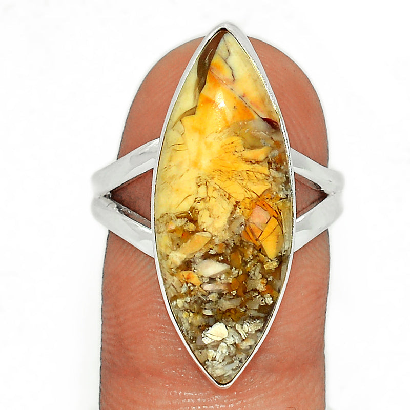 Brecciated Mookaite Ring - BRMR728