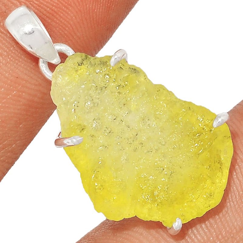 1.3" Claw - Brucite Rough Pendants - BRRP168