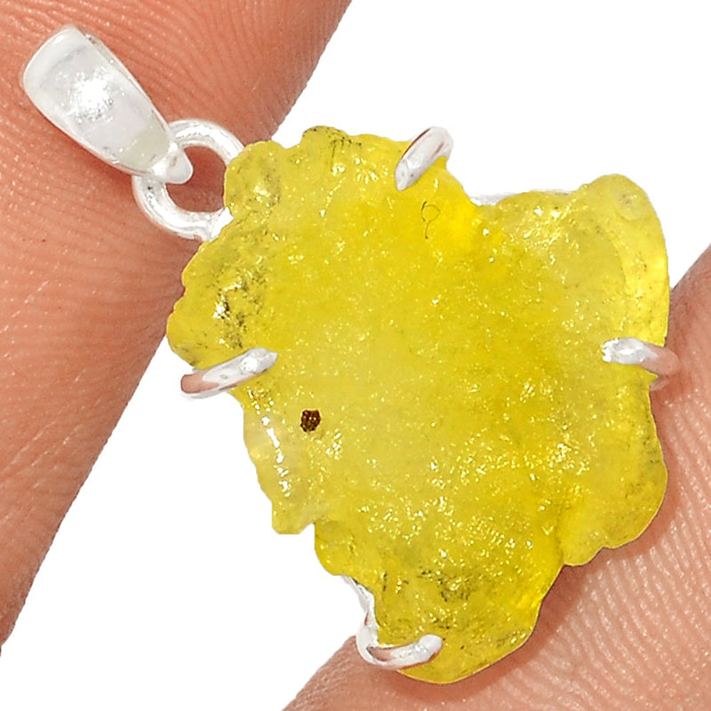 1.2" Claw - Brucite Rough Pendants - BRRP170