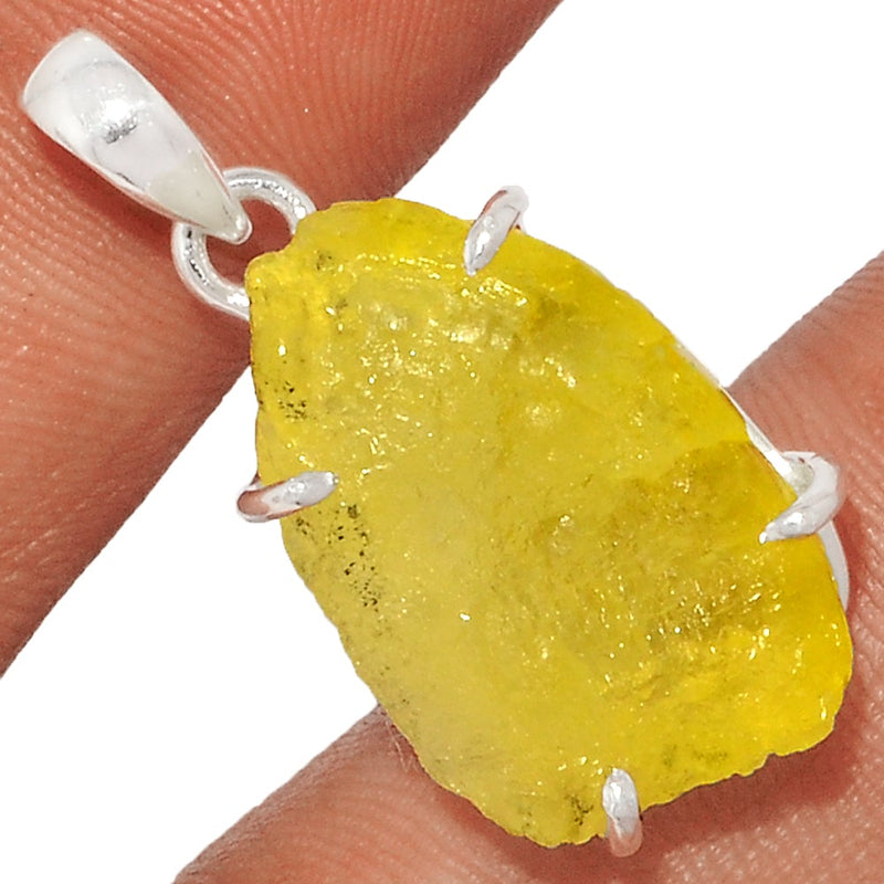 1.3" Claw - Brucite Rough Pendants - BRRP180