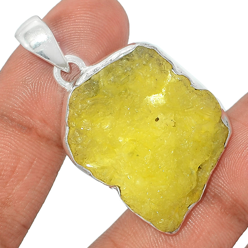 1.6" Brucite Rough Pendants - BRRP224