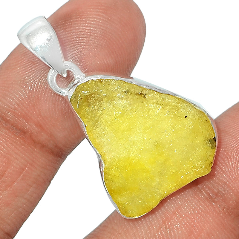 1.5" Brucite Rough Pendants - BRRP256