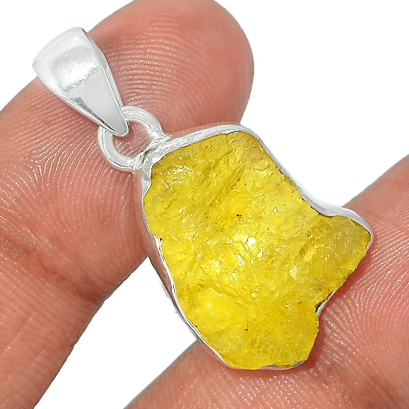 1.3" Brucite Rough Pendants - BRRP257