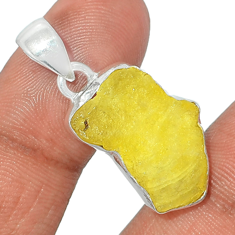 1.3" Brucite Rough Pendants - BRRP258