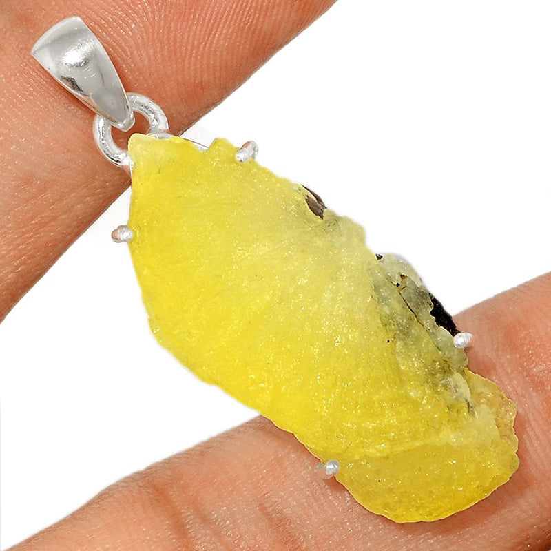 1.7" Claw - Brucite Rough  Pendants - BRRP59