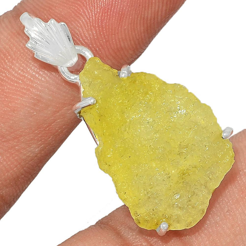 1.5" Claw - Brucite Rough Pendants - BRRP91