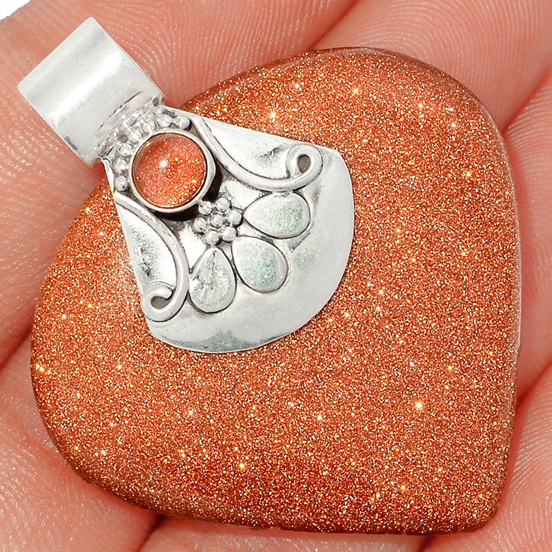 1.7" Brown Sun Star Pendants - BRSP488