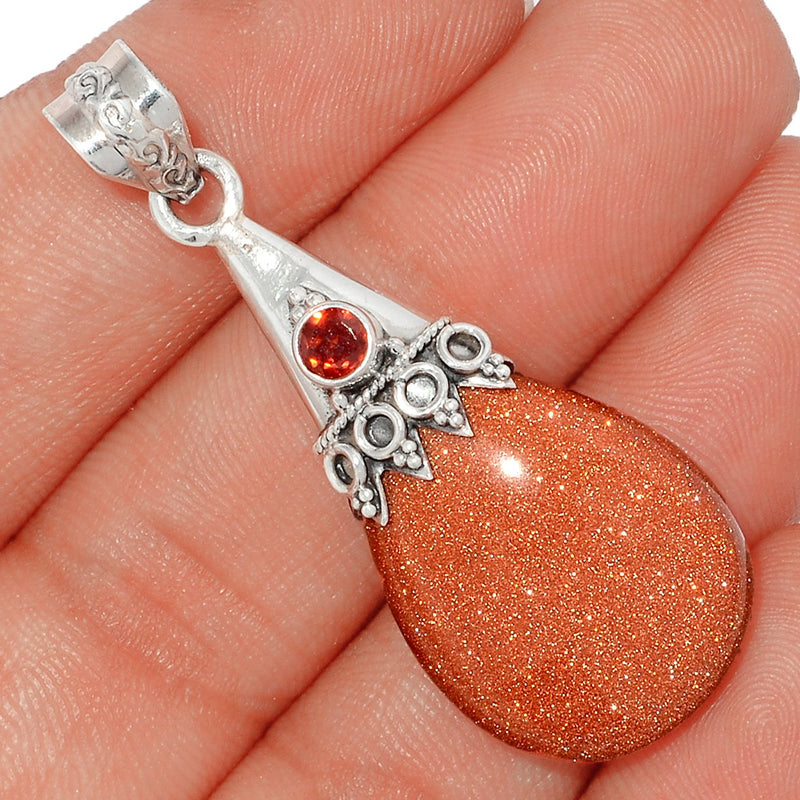 1.8" Fine Filigee - Brown Sun Star Pendants - BRSP533