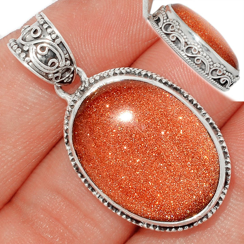 1.5" Fine Filigree - Brown Sun Star Pendants - BRSP536