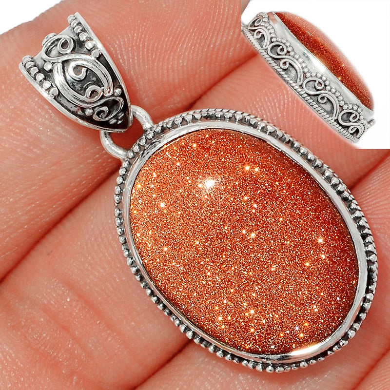 1.6" Fine Filigree - Brown Sun Star Pendants - BRSP544