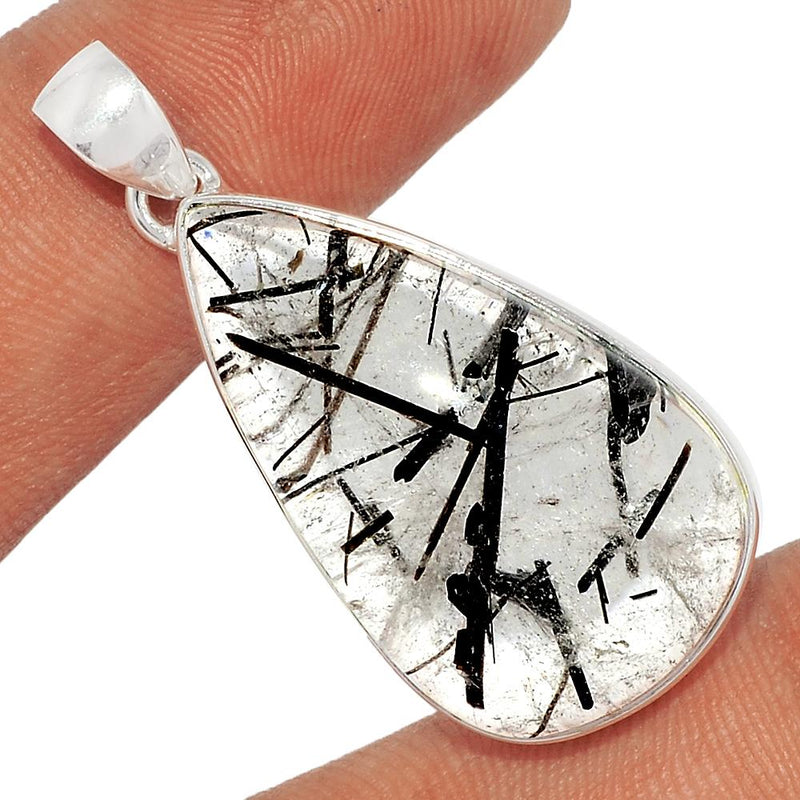 1.6" Black Rutilated Quartz Pendants - BRUP1822