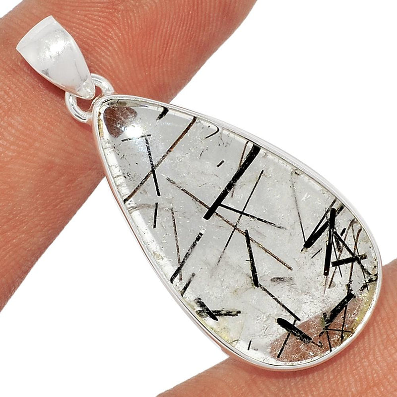 1.7" Black Rutilated Quartz Pendants - BRUP1828