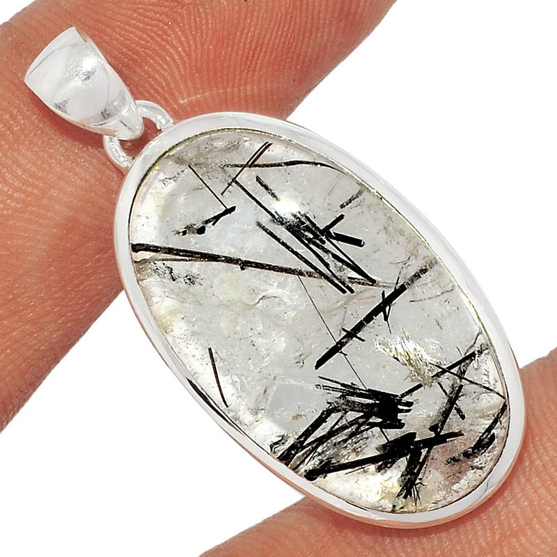 1.6" Black Rutilated Quartz Pendants - BRUP1832