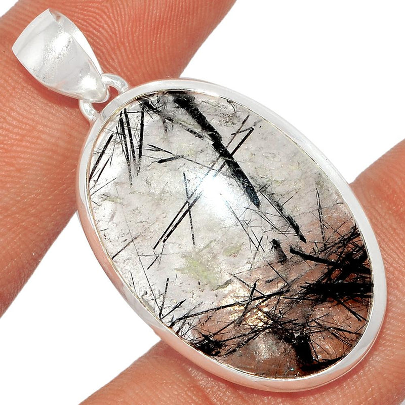 1.8" Black Rutilated Quartz Pendants - BRUP1885