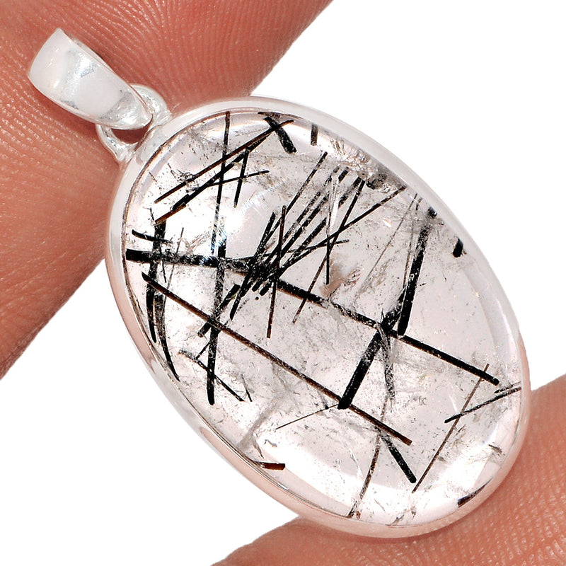 1.6" Black Rutilated Quartz Pendants - BRUP1953