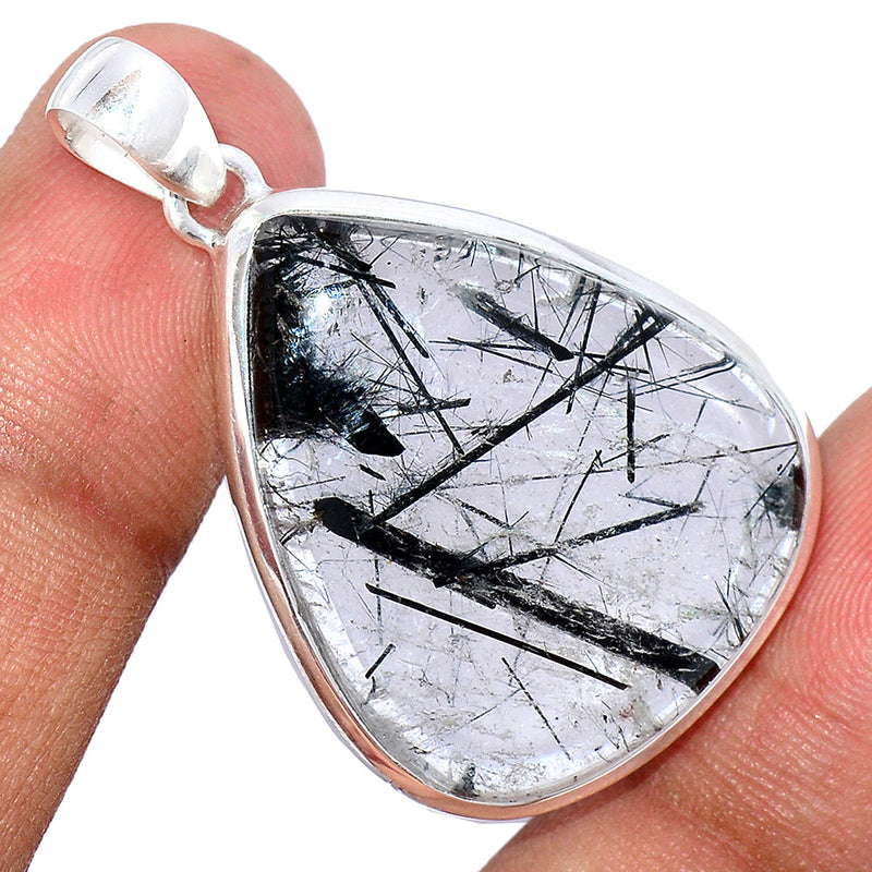 1.6" Black Rutilated Quartz Pendants - BRUP2070