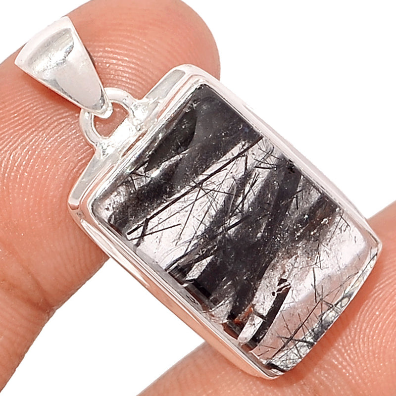 1.3" Black Rutilated Quartz Pendants - BRUP2082