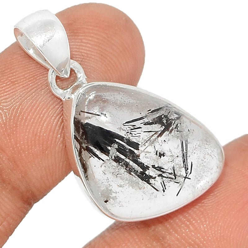 1.2" Black Rutilated Quartz Pendants - BRUP2126