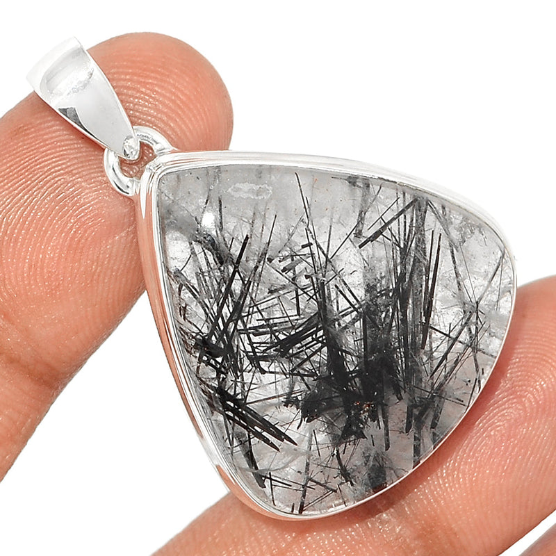 1.6" Black Rutilated Quartz Pendants - BRUP2135